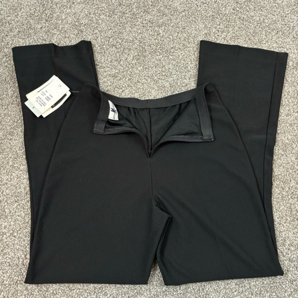 Morgan Sport Sz 9 Black Pants Back Zip Vintage Look - Picture 4 of 6